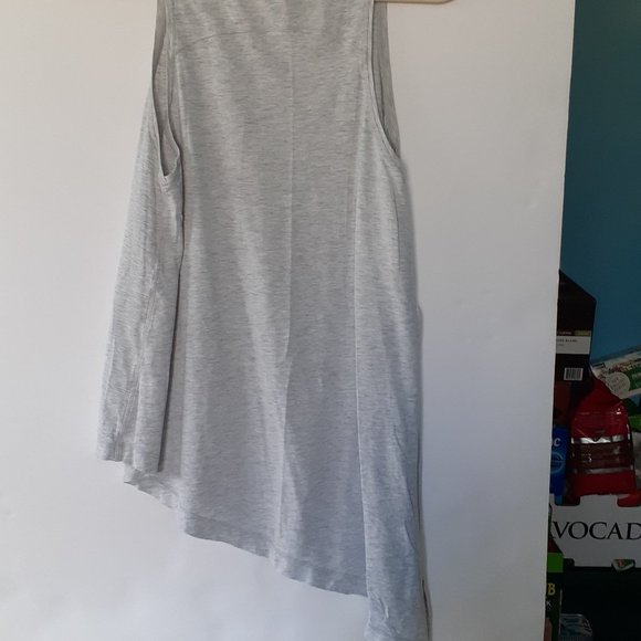 LULULEMON KNOTTED SIDE TANK TOP SIZE SMALL COLOR GRAY - Picture 2 of 5